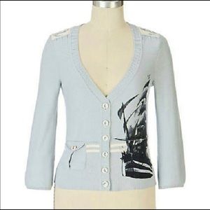 Anthropologie Moth Wind in your Hair Cardigan